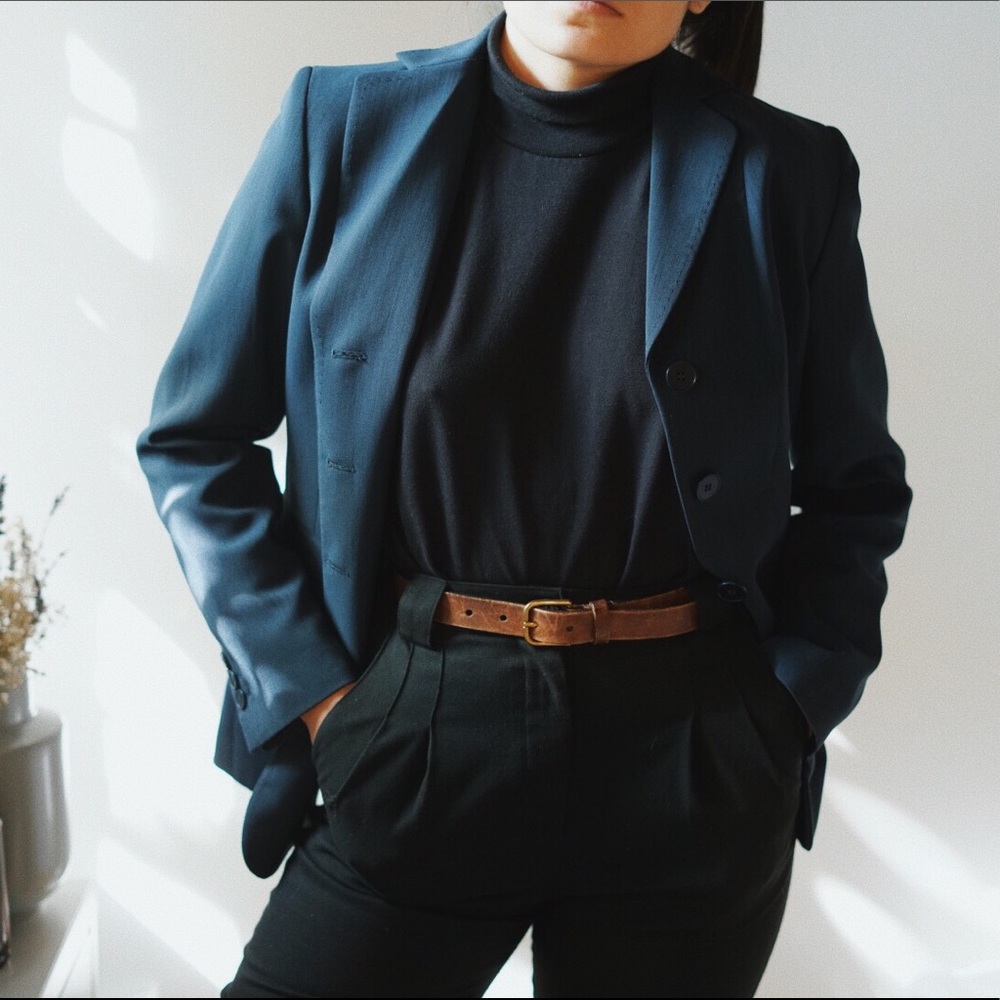 Vintage navy blazer